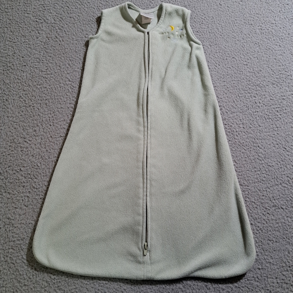 HALO Green Embroidered Baby Infant Sleep Sack Fleece Wearable Blanket / Size S